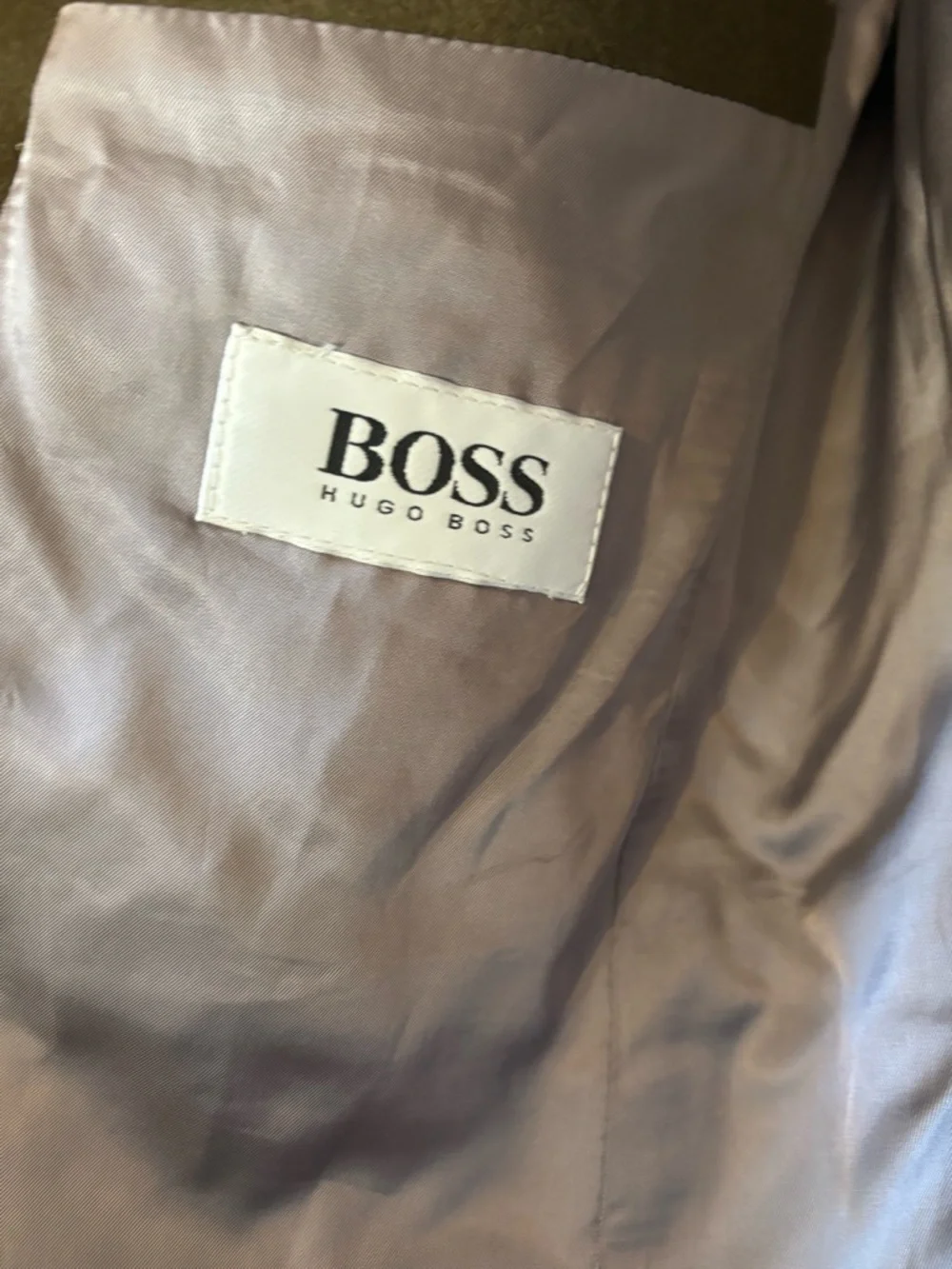 Vintage Hugo Boss Olive Blazer Mens L XL Grandpa Core Sport Coat